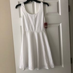 White Mini Dress - Size S - New with Tag